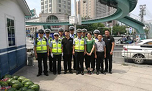 居然所見(jiàn)，皆有溫度——安徽分公司淮南店慰問(wèn)一線交警 
